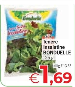 TENERE INSALATINE BONDUELLE