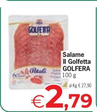 SALAME IL GOLFETTA GOLFIERA