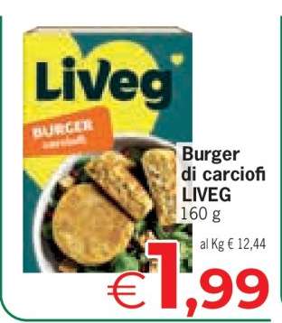 Burger di carciofi