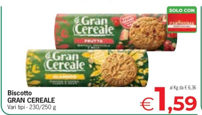 Biscotto GRAN CEREALE