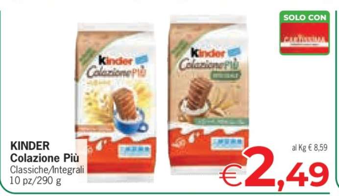 KINDER COLAZIONE PIÙ