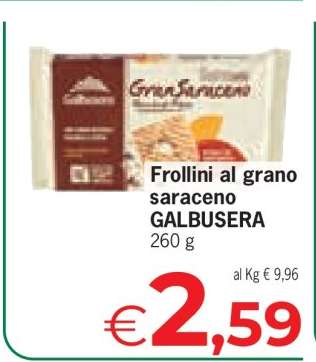 Frollini al grano saraceno GALBUSERA