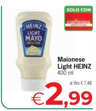 Maionese Light HEINZ