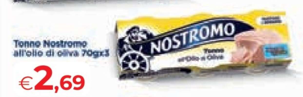 Tonno Nostromo all'olio di oliva 70gx3