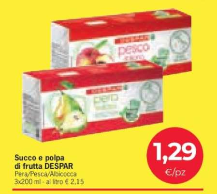 Succo e polpa di frutta DESPAR