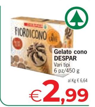 Gelato cono DESPAR