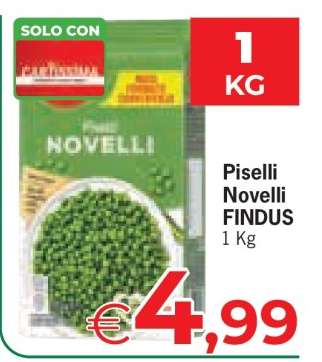 Piselli Novelli Findus