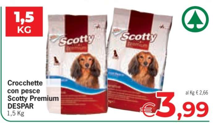 Crocchette con pesce Scotty Premium DESPAR
