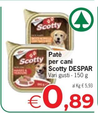 Patè per cani Scotty DESPAR