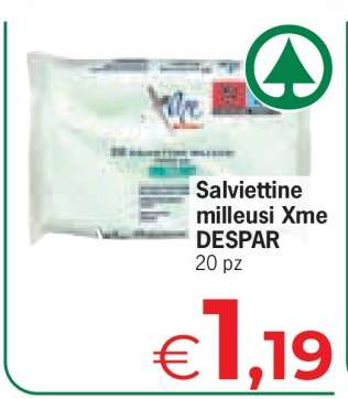 Salviettine milleusi Xme DESPAR
