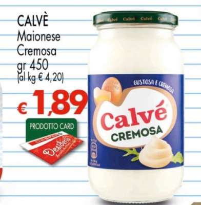 CALVÉ Maionese Cremosa