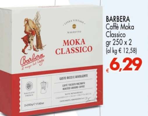 BARBERA Caffè Moka Classico