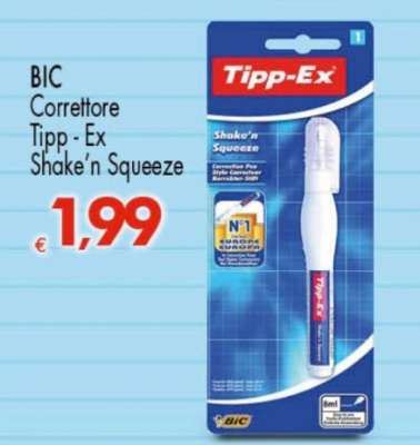 BIC Correttore Tipp-Ex Shake’n Squeeze