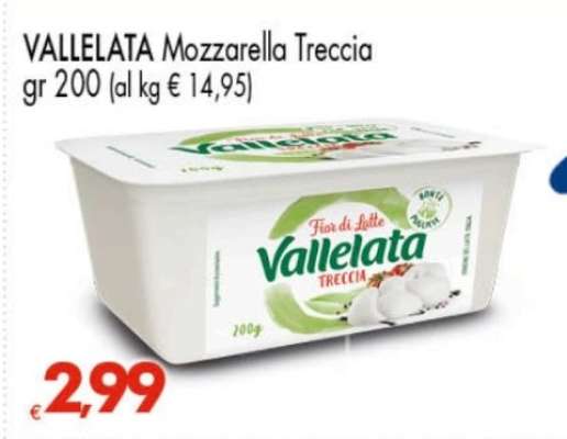 VALLELATA Mozzarella Treccia