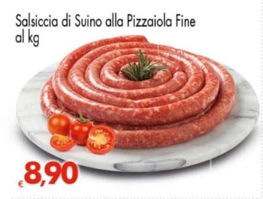 Salsiccia di Suino alla Pizzaiola Fine