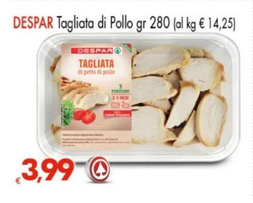 DESPAR Tagliata di Pollo gr 280