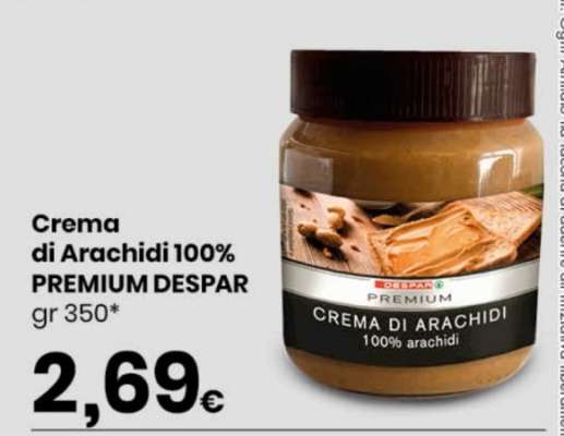 Crema di Arachidi 100% PREMIUM DESPAR
