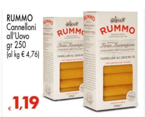 RUMMO Cannelloni all'Uovo