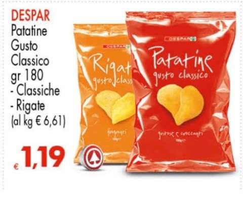 DESPAR Patatine Gusto Classico