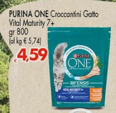 PURINA ONE Croccantini Gatto Vital Maturity 7+