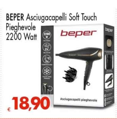 BEPER Asciugacapelli Soft Touch