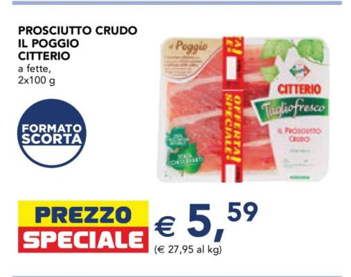 Prosciutto Crudo il Poggio Citterio