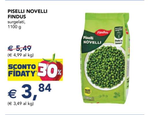 Piselli Novelli Findus