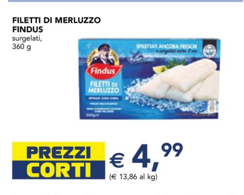 Filetti di Merluzzo Findus
