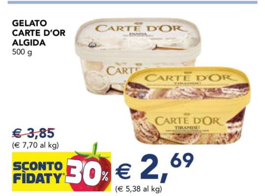 Gelato Carte D'Or Algida