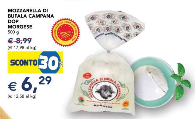 MOZZARELLA DI BUFALA CAMPANA DOP MORGESE