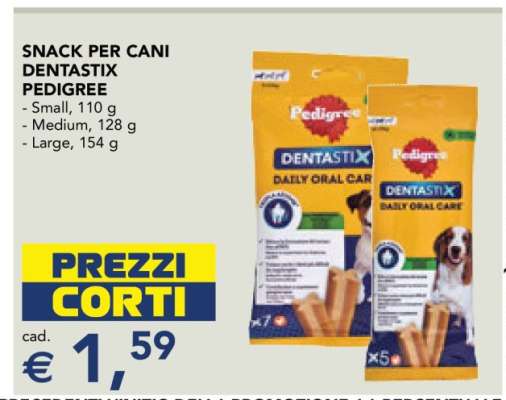 Snack per cani Dentastix Pedigree
