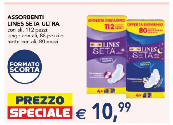 Assorbenti Lines Seta Ultra