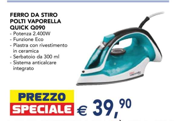 FERRO DA STIRO POLTI VAPORELLA QUICK Q090