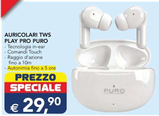AURICOLARI TWS PLAY PRO PURO