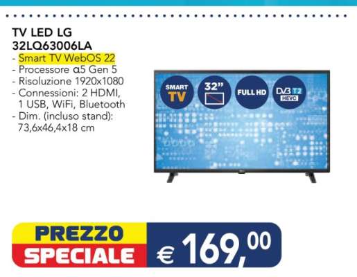 TV LED LG 32LQ63006LA