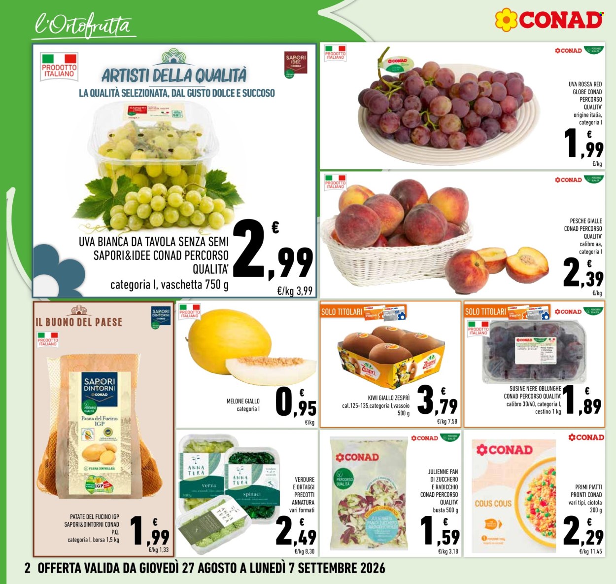 Leták Conad - 27.8.2026 - 7.9.2026. Strana 2