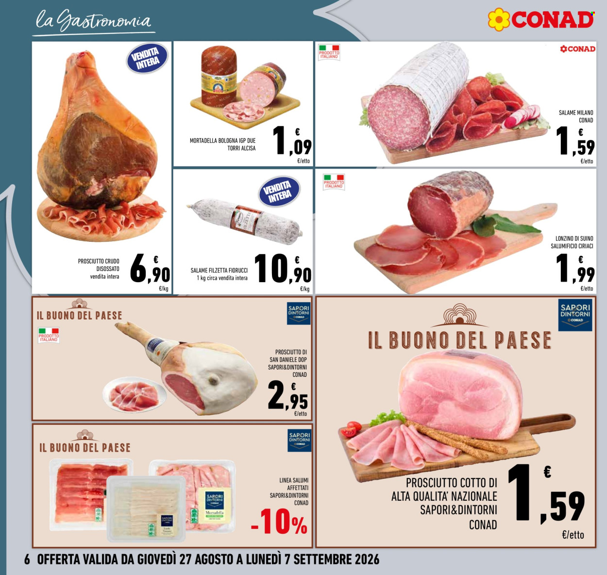 Leták Conad - 27.8.2026 - 7.9.2026. Strana 6