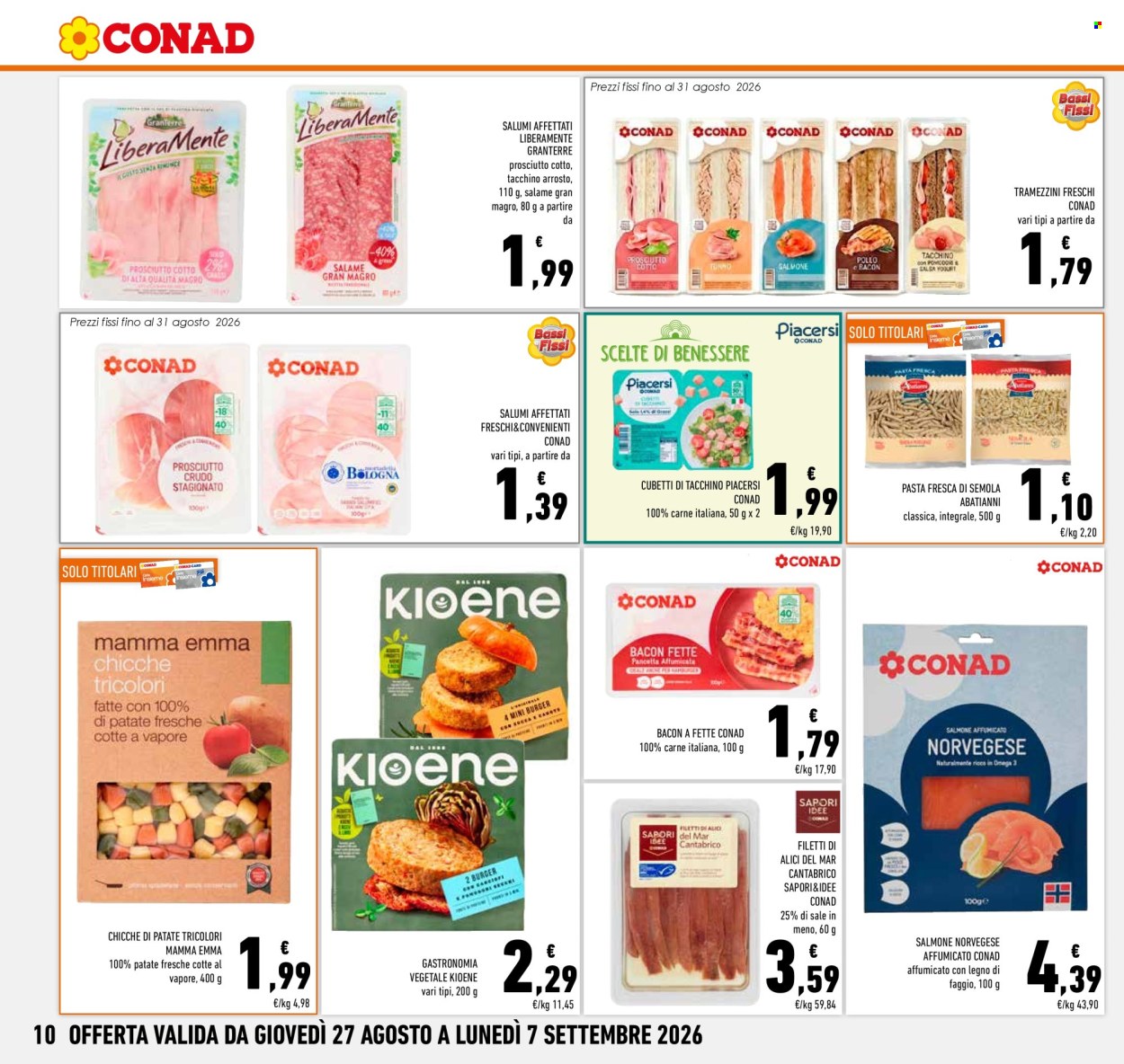 Leták Conad - 27.8.2026 - 7.9.2026. Strana 10