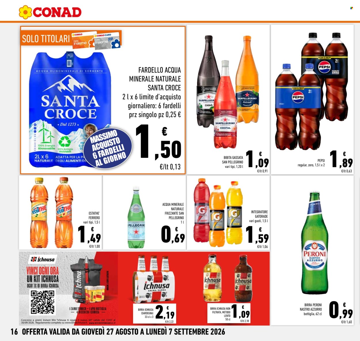 Leták Conad - 27.8.2026 - 7.9.2026. Strana 16