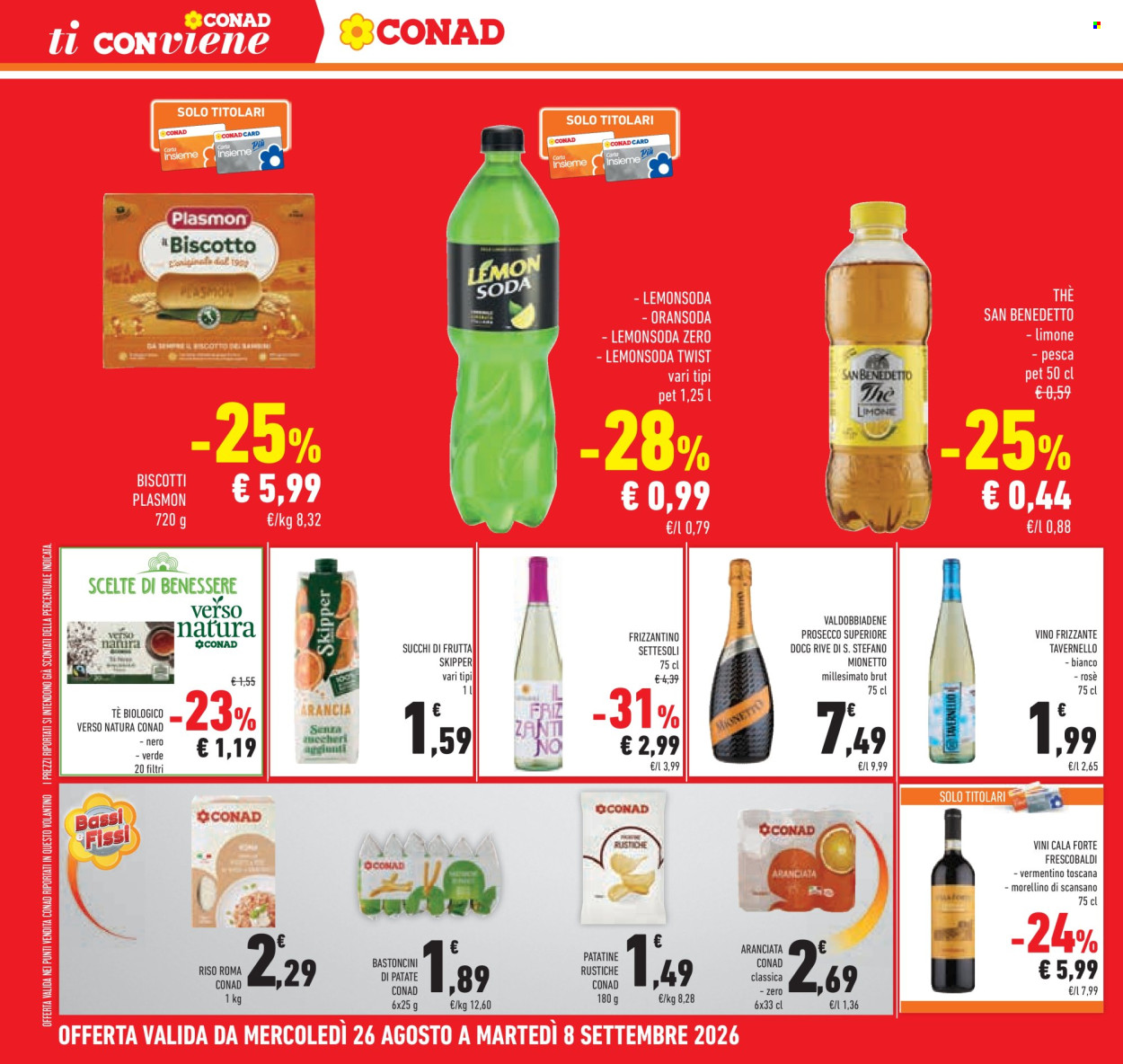 Leták Conad - 26.8.2026 - 8.9.2026. Strana 30