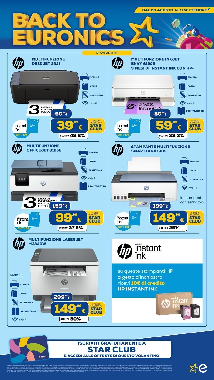 Volantino Euronics - 20/8/2026 - 9/9/2026. Pagina 7