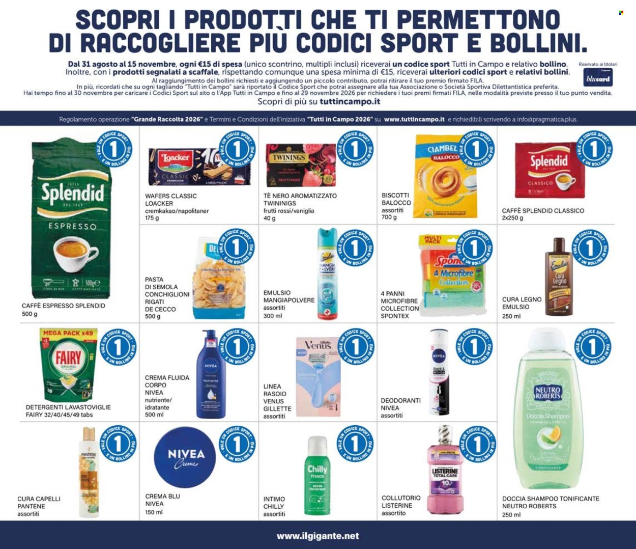 Volantino Il Gigante - 27/8/2026 - 9/9/2026. Pagina 29