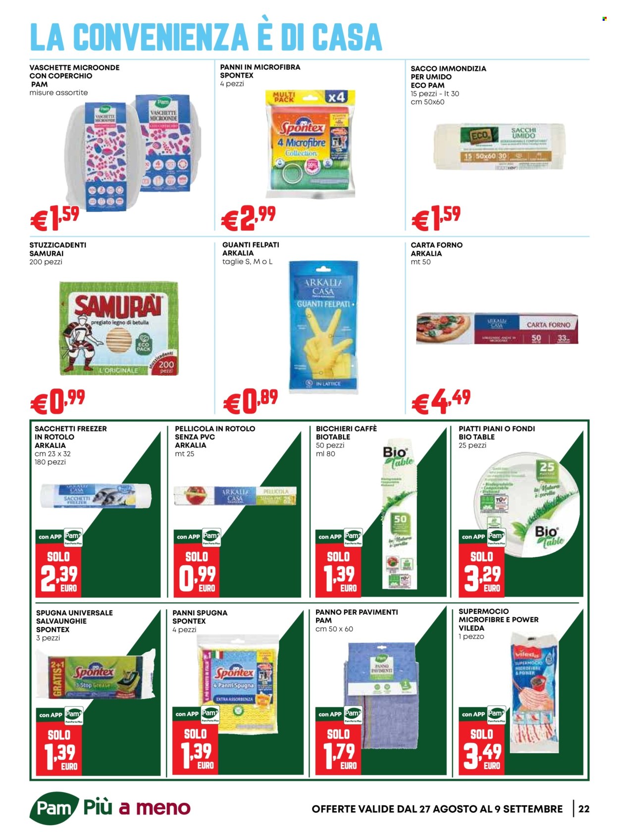 Volantino Pam Panorama - 27/8/2026 - 9/9/2026. Pagina 22