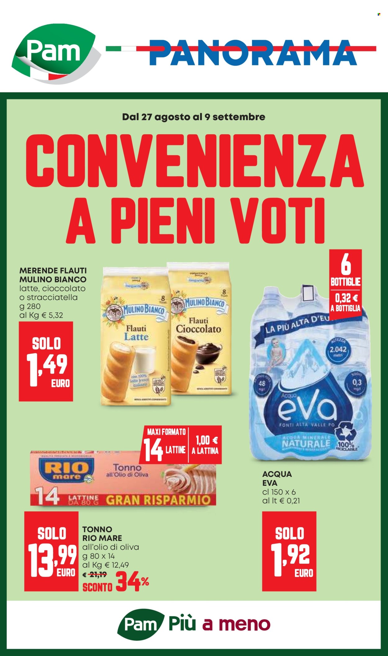 Volantino Pam Panorama - 27/8/2026 - 9/9/2026. Pagina 1