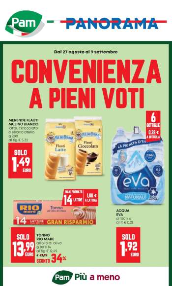 Volantino Pam Panorama - 27/8/2026 - 9/9/2026.