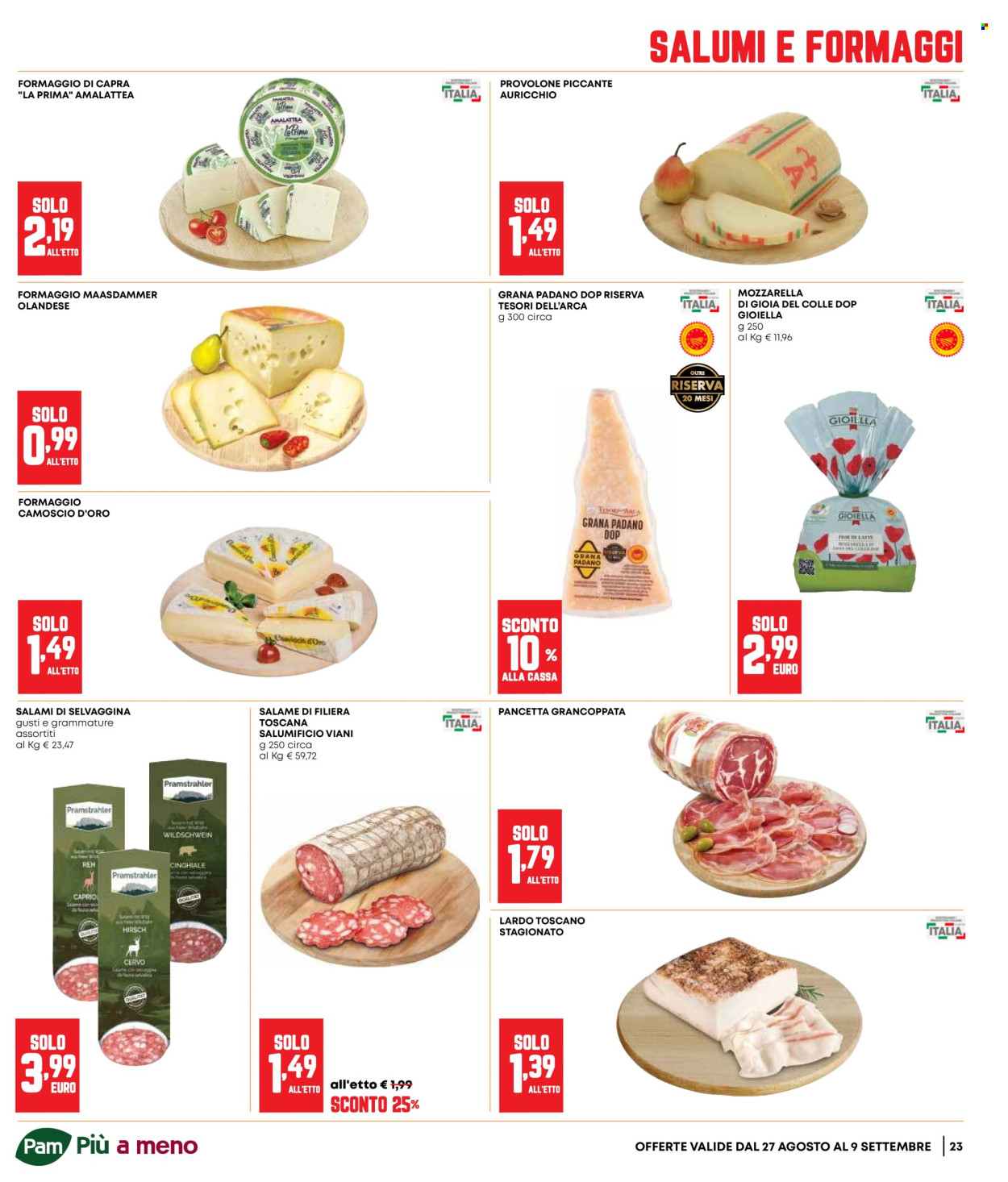 Volantino Pam Panorama - 27/8/2026 - 9/9/2026. Pagina 23