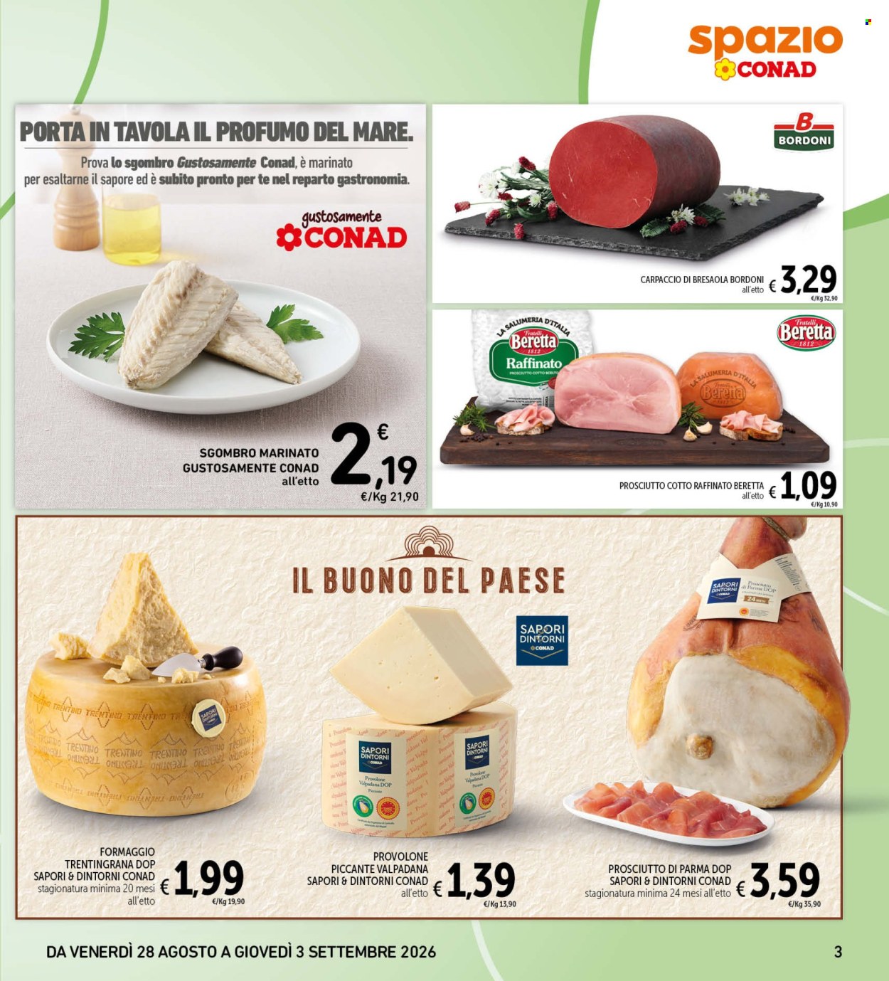 Volantino Spazio Conad - 28/8/2026 - 3/9/2026. Pagina 3