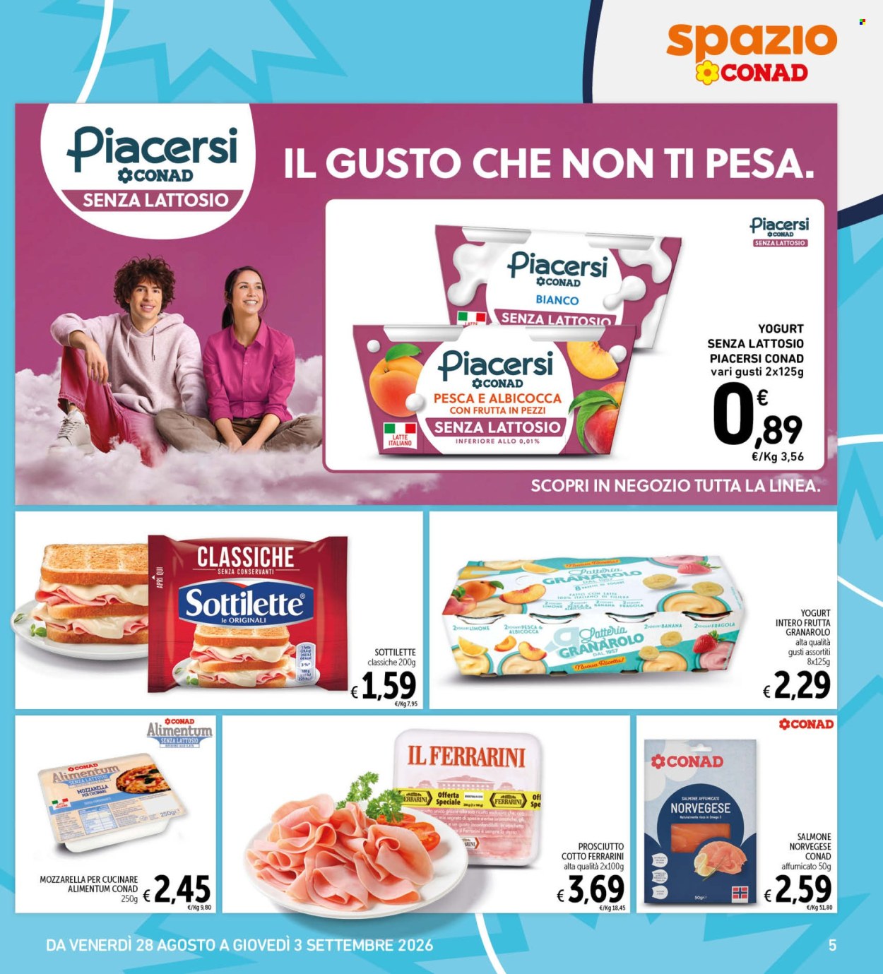 Leták Spazio Conad - 28.8.2026 - 3.9.2026. Strana 5