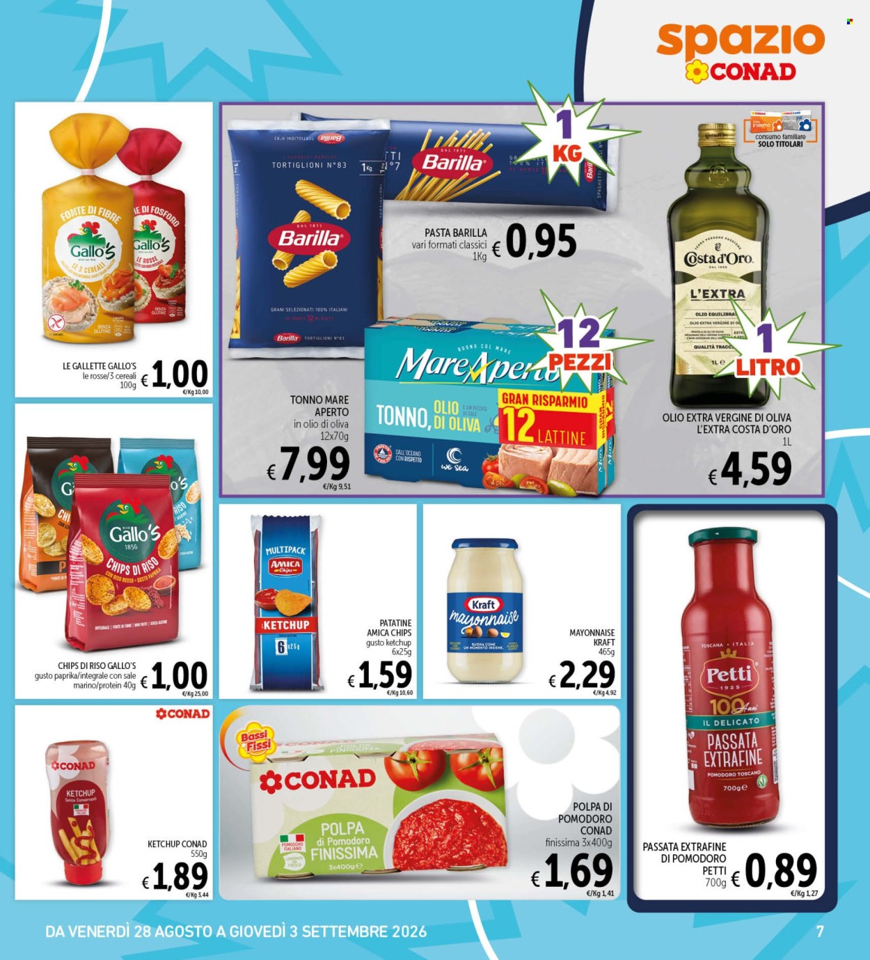 Leták Spazio Conad - 28.8.2026 - 3.9.2026. Strana 7