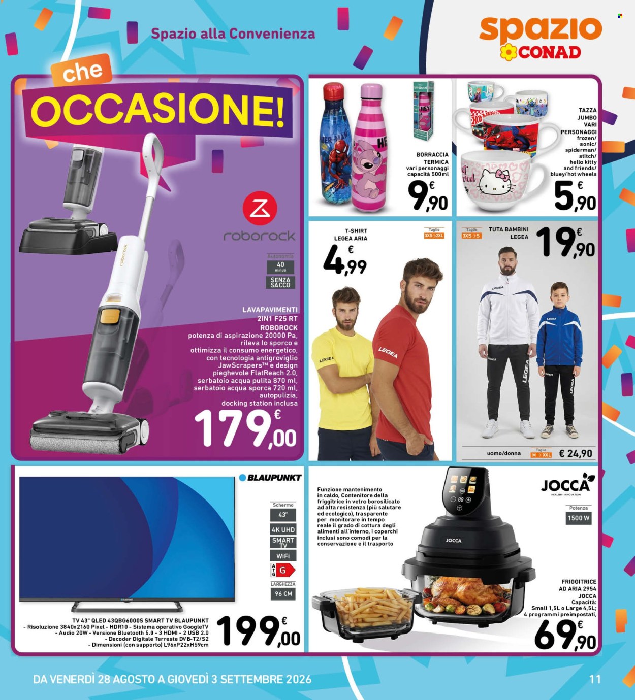 Leták Spazio Conad - 28.8.2026 - 3.9.2026. Strana 11